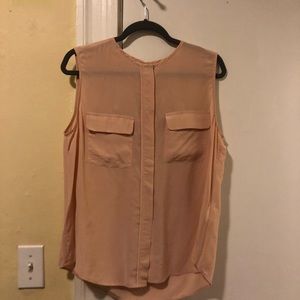 Equipment Silk Sleeveless Blouse Blush
